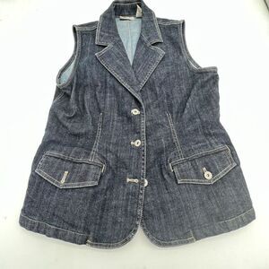 Chico's Platinum Jean/Denim Vest Size 1/Small